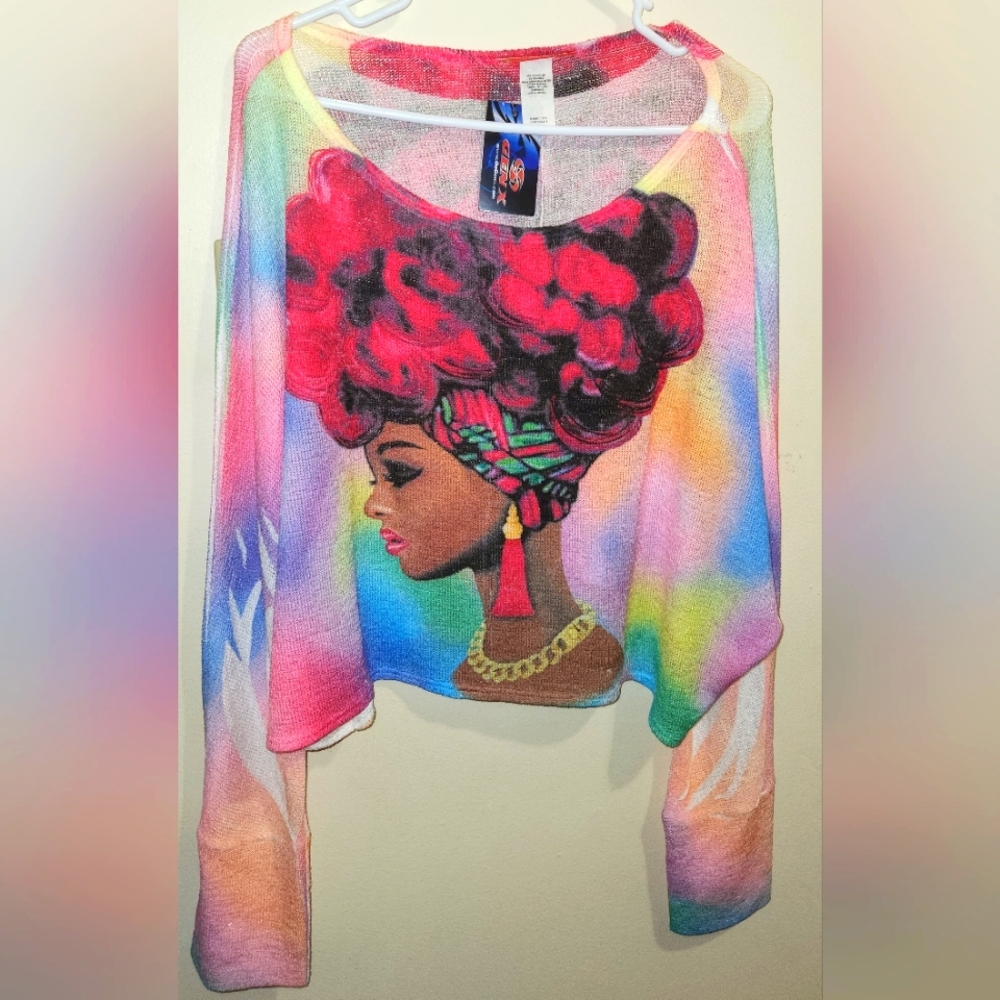Long sleeve crop